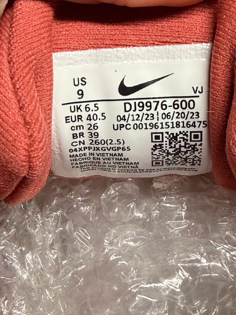 Nike Women's Running Shoes - Burgundy, Coral & Mint Accents - Picture 7 of 8